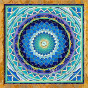 Mandala Océano Azul